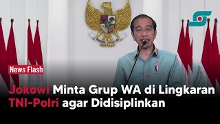 Baca Percakapan Menyimpang di WAG TNI-Polri, Jokowi: Harus Mulai Didisiplinkan | Opsi.id