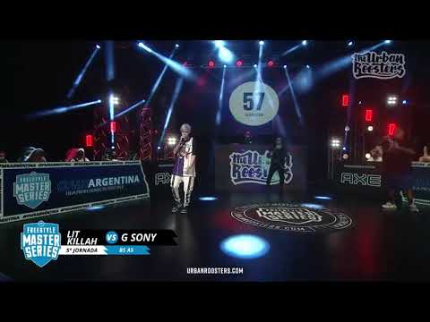 LIT KILLAH VS G SONY  SEGUNDO MINUTAZO DE SANGRE FMS ARGENTINA UrbanRooster