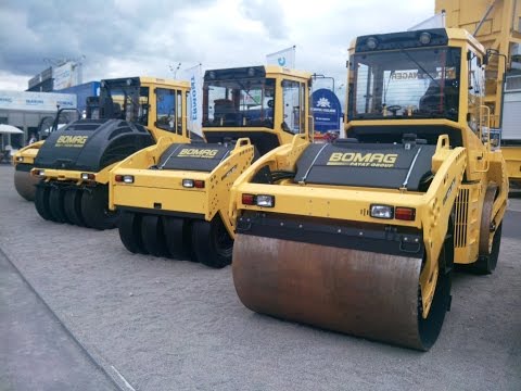BOMAG (Бомаг) Exhibition (BAUMA Выставка СТТ Russia): Road-Building machine&Equipment Презентация