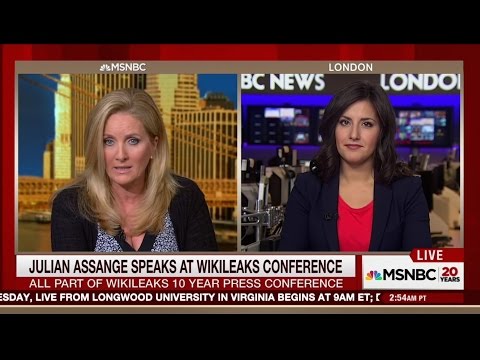 Assange and Wikileaks unveil their October surprise? NBC's Lucy Kafanov reports