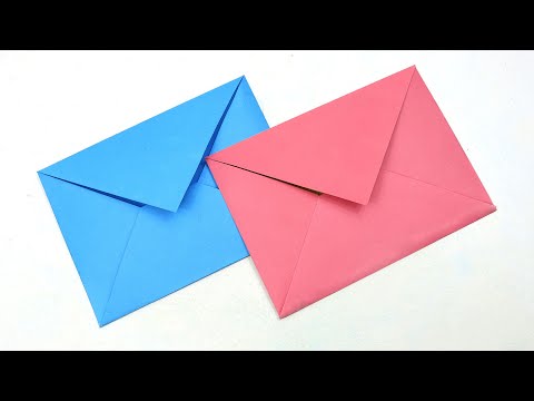 Paper Envelope Making Without Glue Tape and Scissors at Home - Easy Origami Envelope Tutorial