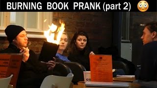 Burning Book Prank🔥 (in the Royal Library) - Julien Magic