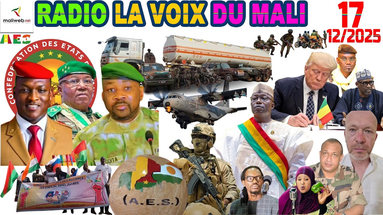 La Revue de Presse de la RADIO LA VOIX DU MALI du 17 décembre 2025