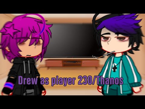 The Music Freaks react to Drew as Thanos !! // TMF — squid game // original! // part 1/1 // SPOILERS