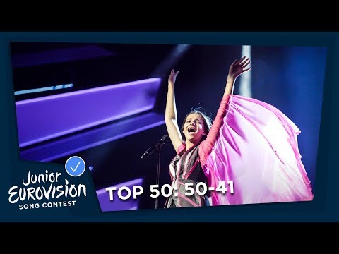 TOP 50: Most watched in 2018: 50 TO 41 - Junior Eurovision Song Contest