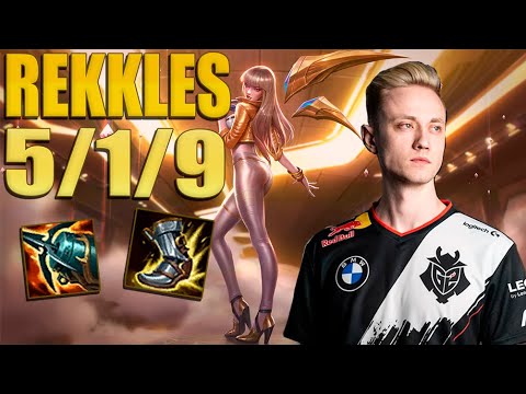 KAISA CHALLENGER VS EZREAL HIGHLIGHTS GAMEPLAY - G2 REKKLES KAISA (ITEMS AND MORE)