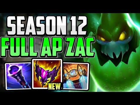 How to Play AP Zac Season 12 Best Build/Runes/Jungle Route | Zac Guide S12 League of Legends