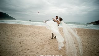 preview picture of video 'Casamento na Praia de Paulo e Natalia - Beach Wedding'