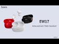 Бездротові навушники Hoco EW17 Amusement TWS Black 4