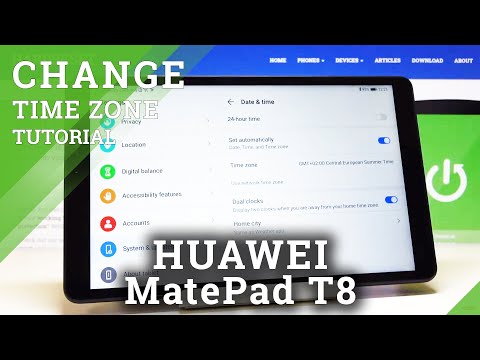 How to Change Date & Time in HUAWEI MatePad T8 – Set Up Date & Time