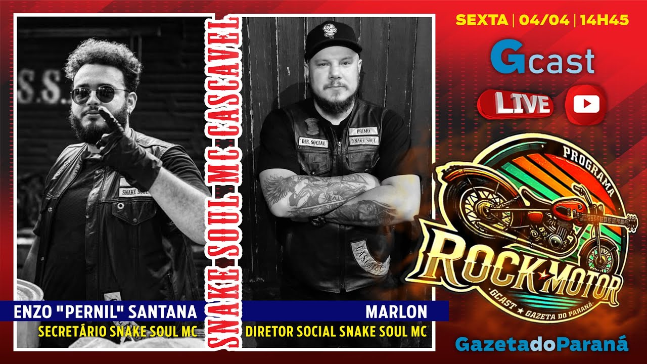 ROCK MOTOR #28 – ALEXANDRE BAREA RECEBE ENZO "PERNIL" SANTANA E MARLON, DO SNAKE SOUL MC