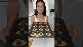 yummy corn dog bites #appetizer #recipeoftheday #corndog #easycooking #easyrecipe