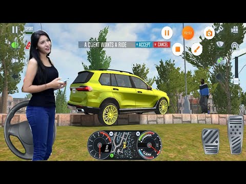 BMW X7 DRIVING GAME CITY UBER DRIVER 🚖👮🏻‍♂️ Taxi Sim 2020 Gameplay 🚖 車の運転ゲーム