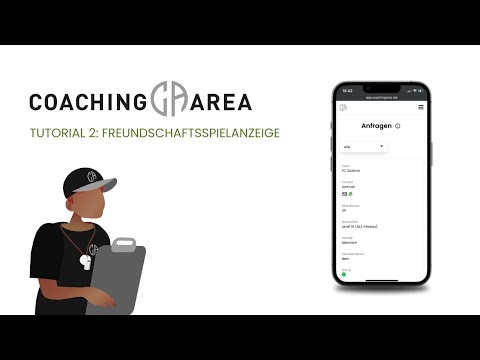 Wie erstelle ich eine Anzeige für ein Freundschaftsspiel?
