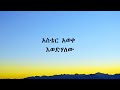 አስቴር አወቀ እወድሃለው Aster aweke ewedihalhu with Lyrics