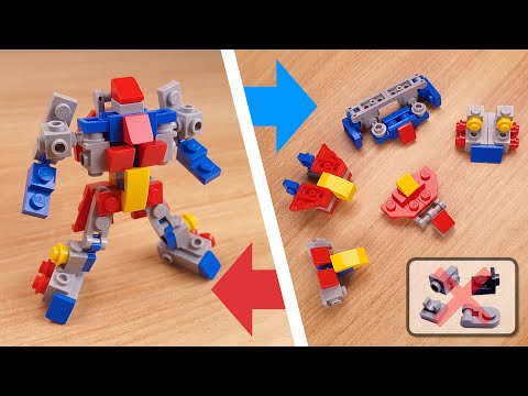 Micro combiner transformer robot　- Combites V easier version (similar to Voltes V or Combattler V)