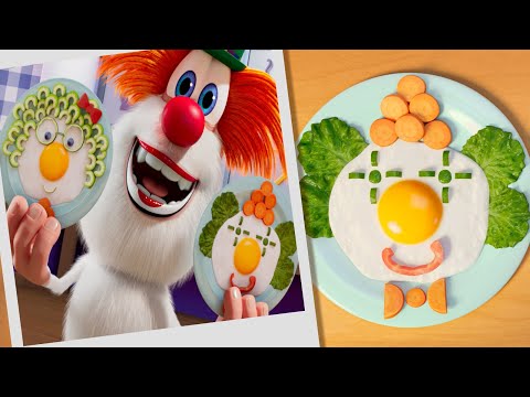 Booba 😉 Neue Cartoons 🤡 Essen Puzzle - Eggy Gesichter 🍳 Zusammenstellung✨Lustige Cartoons für Kinder