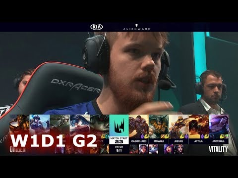 Origen vs Vitality | Week 1 Day 1 S9 LEC Summer 2019 | OG vs VIT W1D1