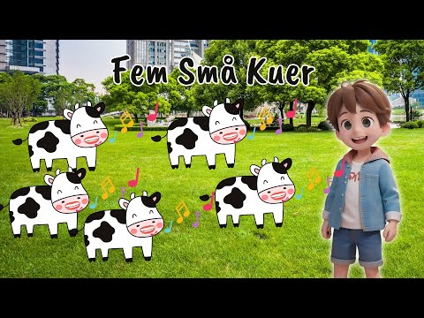 Fem Små Kuer Norsk Barnesanger 2024 | ATN Kids