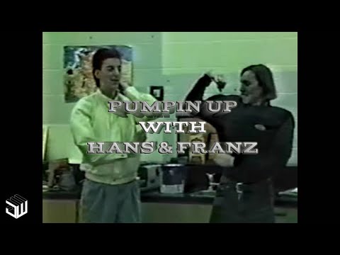 Pumping Up With Hans and Franz - Archbishop Macdonald High School Comedy 1990-ish #90s #comedy #snl