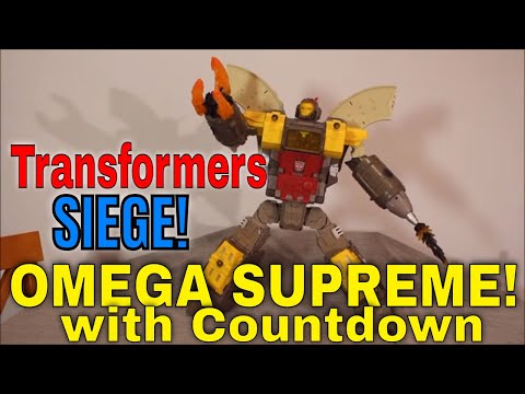 Transformers WFC Siege Omega Supreme With Countdown - GoBot True Review NUMBER 618
