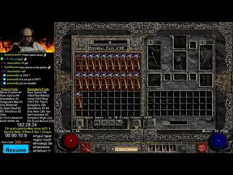 Diablo 2 - 3 Completed Holy Grails - 1 Year of Godly Uniques + Rarity Power Rankings