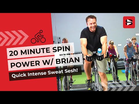Free 20 Minute Spin Class Workout | It’s All About the Power!! (Indoor Cycling Workout)