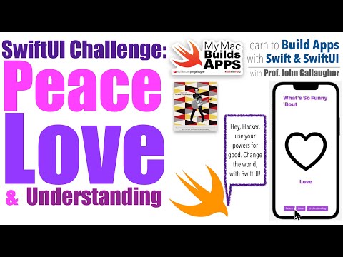 SwiftUI Challenge: The Elvis Costello Peace, Love, and Understanding App (2025)