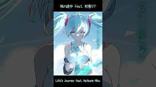 Hatsune Miku Dark & Sweet - Life's Journey feat. LIRIN【Vocaloid Original Song】［Eng Subs］旅の途中 #Shorts