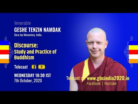 Dhamma Discourse on Study and Practice of Buddhism in Sera Mey Monastery by Ven. Geshe Namdak