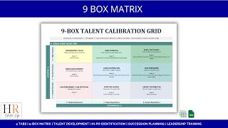 9 Box Matrix Template for HR | Talent Calibration, Succession Planning & HiPo Tracking