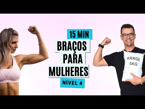Treino de BRAÇOS para Mulheres | Nível 4 | Exercícios para Firmar o Braço