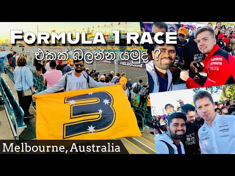 Formula 1 Race එකක් බලන්න යමුද? | Melbourne Australia