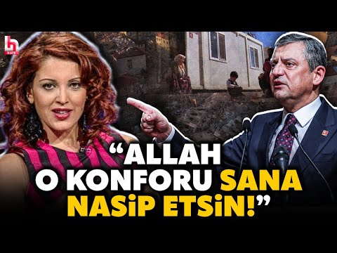 Nagehan Alçı'nın depremzedeleri hedef alan sözlerine Özgür Özel ateş püskürdü!