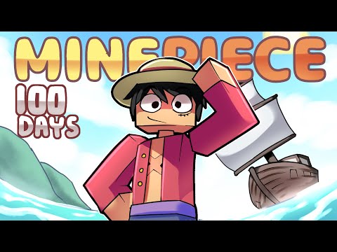 Insane 100 Days in Minecraft One Piece: THE MOVIE