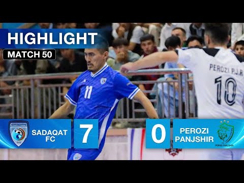 Hero Afghanistan Futsal Premier League -Perozi Panjshir Vs Sadaqat FC - Match 50 - Highlights