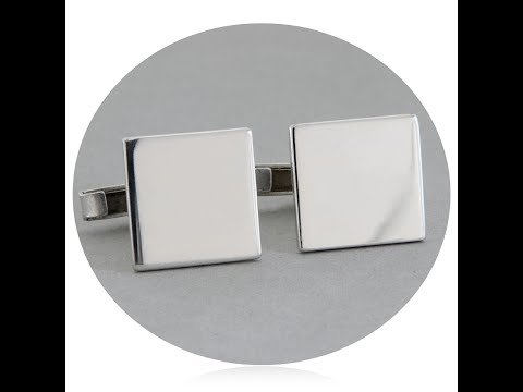 Butoni Argint 925 Silver Square - Eleganta Masculina