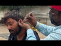 Ear Cleaning In India Surprisingly Relaxing Experience ASMR Street Barber