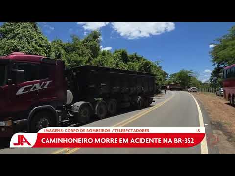 Pitangui/Pará de Minas: Caminhoneiro morre em acidente na BR-352