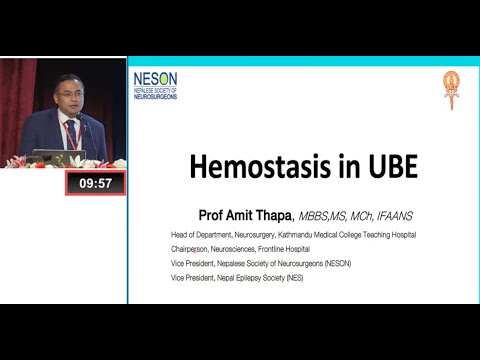 Hemostasis in Uniportal biportal endoscopy (UBE)