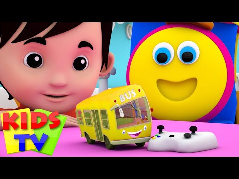 the wheels on the bus go round and round | bus song | baby songs | bob the train | kids tv the wheels on the bus go round and round | bus song | baby songs | bob the train | kids tv