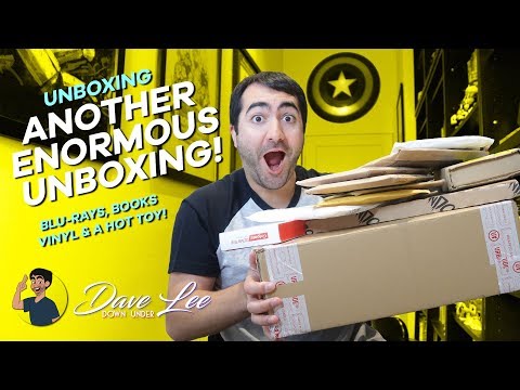 Another ENORMOUS Unboxing! - Blu-rays, Books, Vinyl, a Hot Toy and toothpaste!