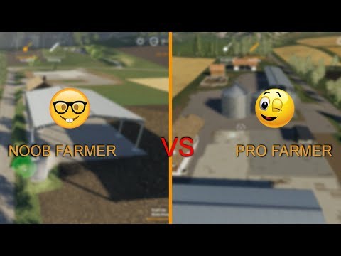 Farming Simulator 19 : NOOB Farmer vs PRO Farmer / Gameplay Comparison