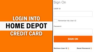 Home Depot Credit Card Login Tutorial (2024) | How to Sign in to Your Homedepot.com MyCard Account