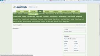 you can post ads in any catagory from any country using e classifieds.avi