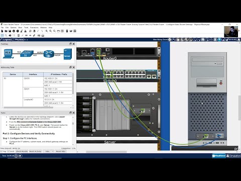 1.6.2 Packet Tracer  - Configure Basic Router Settings - Physical Mode