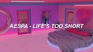 aespa 에스파 &#39;Life&#39;s Too Short (English Ver.)&#39; Lyrics