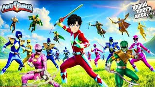 ကျနော် Power Ranger အနီကောင်ဖြစ်သွားပြီ/I became power rangers in Sakura school simulator