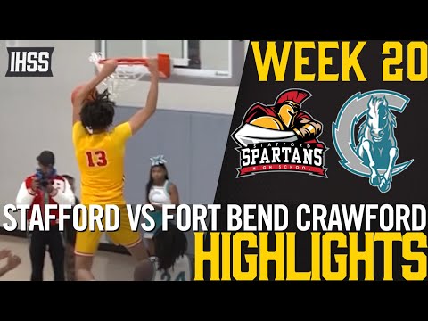 Unstoppable Stafford Spartans Dominate Fort Bend Crawford 84-56!