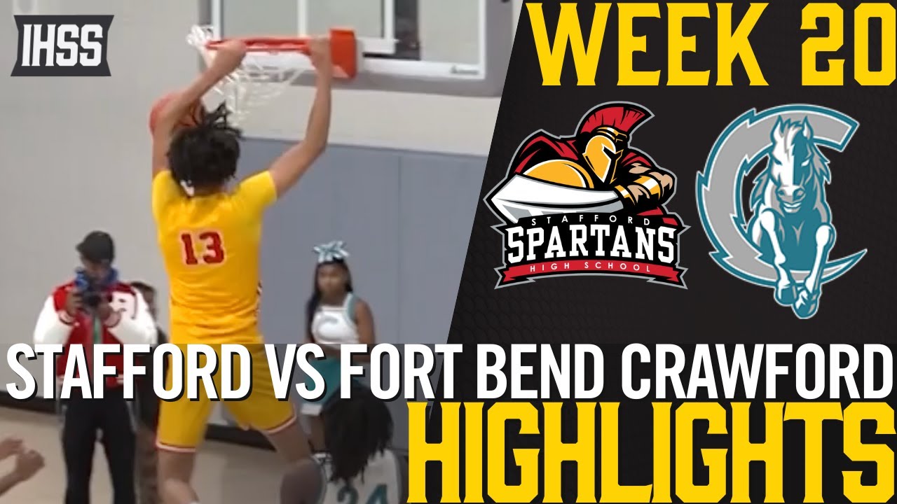 Unstoppable Stafford Spartans Dominate Fort Bend Crawford 84-56!